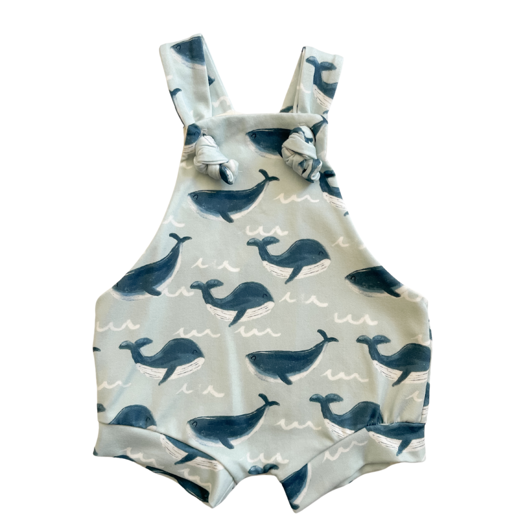 Whale Hello There | Overall Shorties