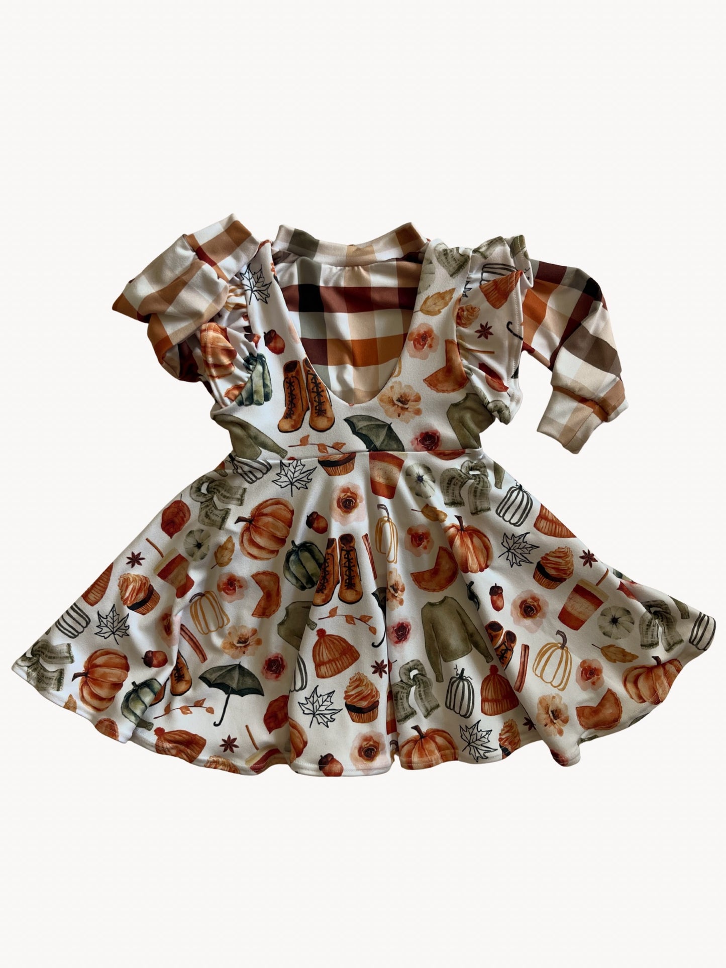 Harvest Hygge | Ruffle Pinafore Dress