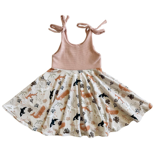 Under The Sea | Tie Top Dress