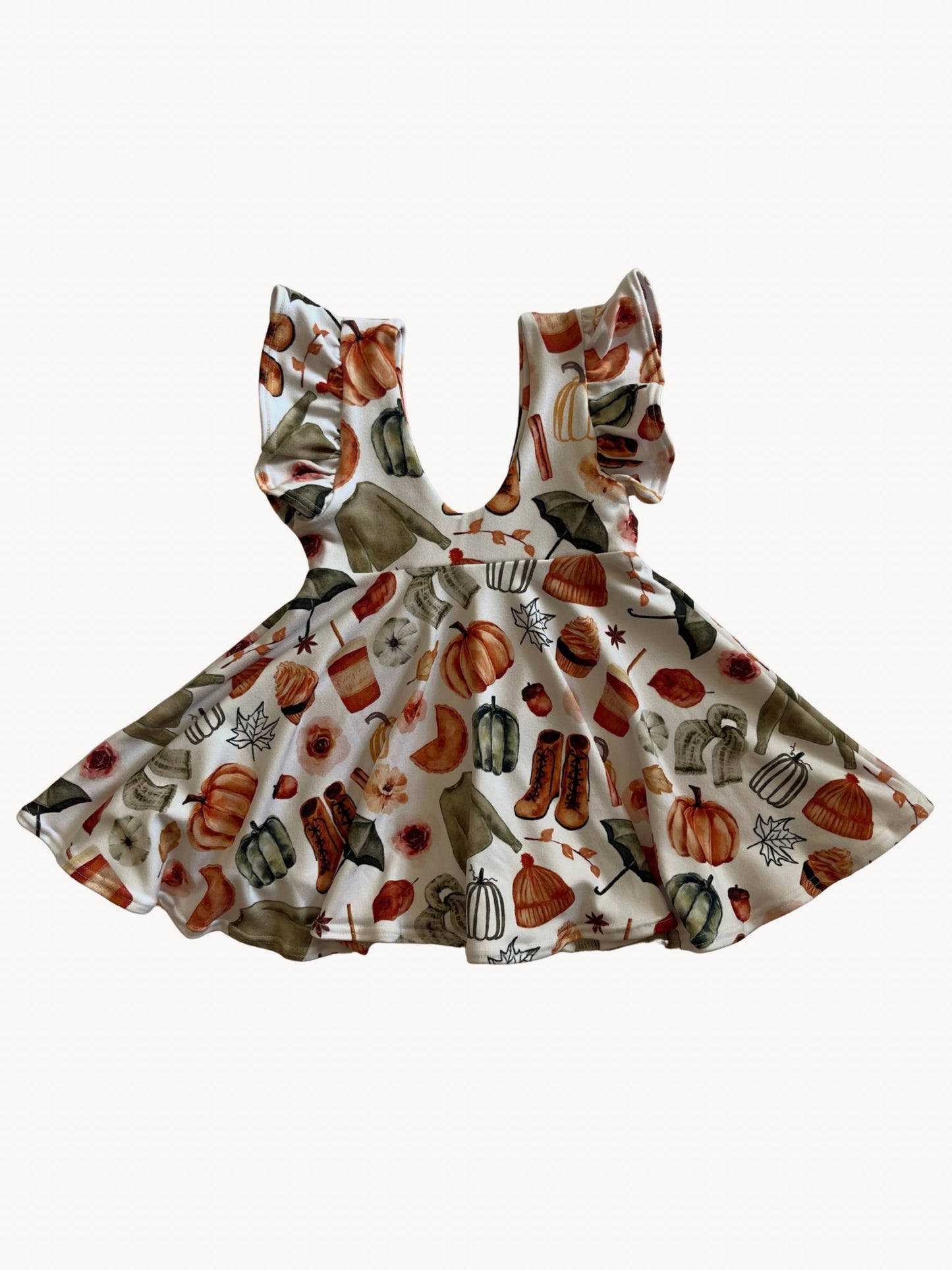 Harvest Hygge | Ruffle Pinafore Dress