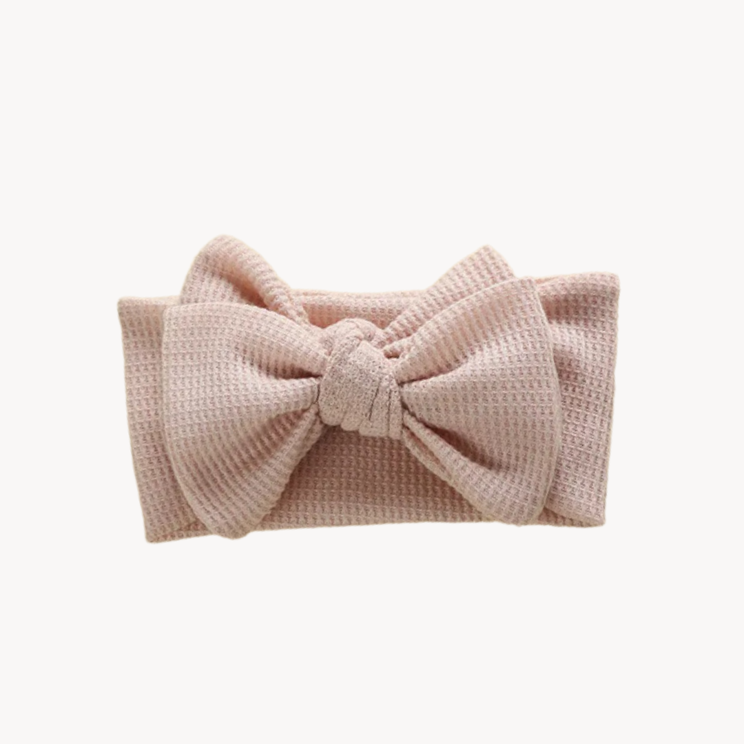 Chunky Waffle Bow Headband | Cameo