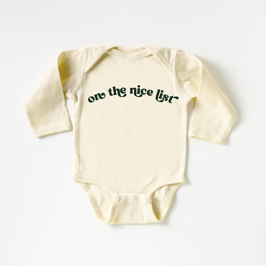 Long Sleeved Holiday Onesies