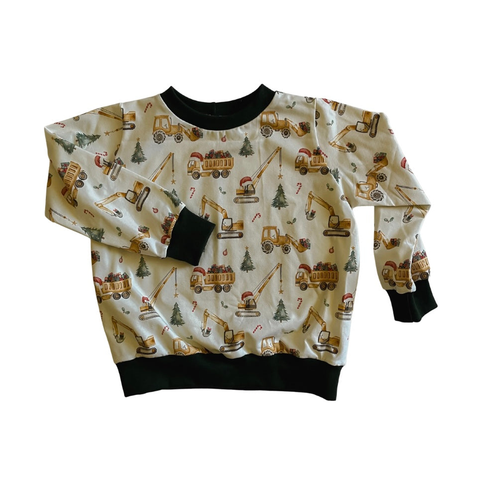 Holiday Haulin' | Organic Cotton Crewneck Pullover