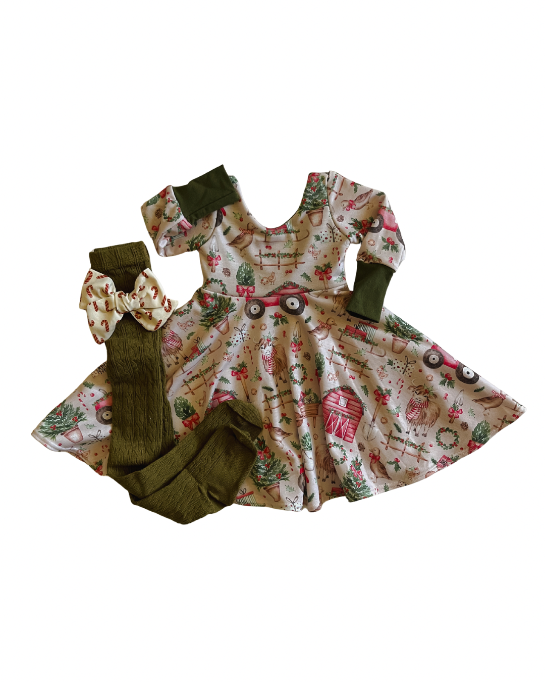 Merry Little Farmhouse | French Terry Twirl Dress