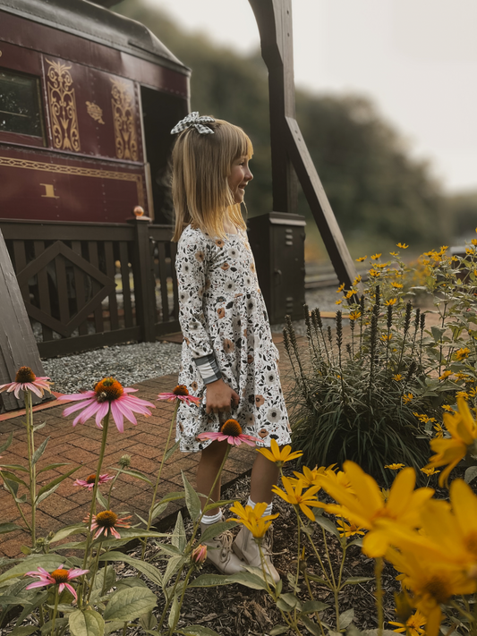 Autumn Indigo | Twirl Dress