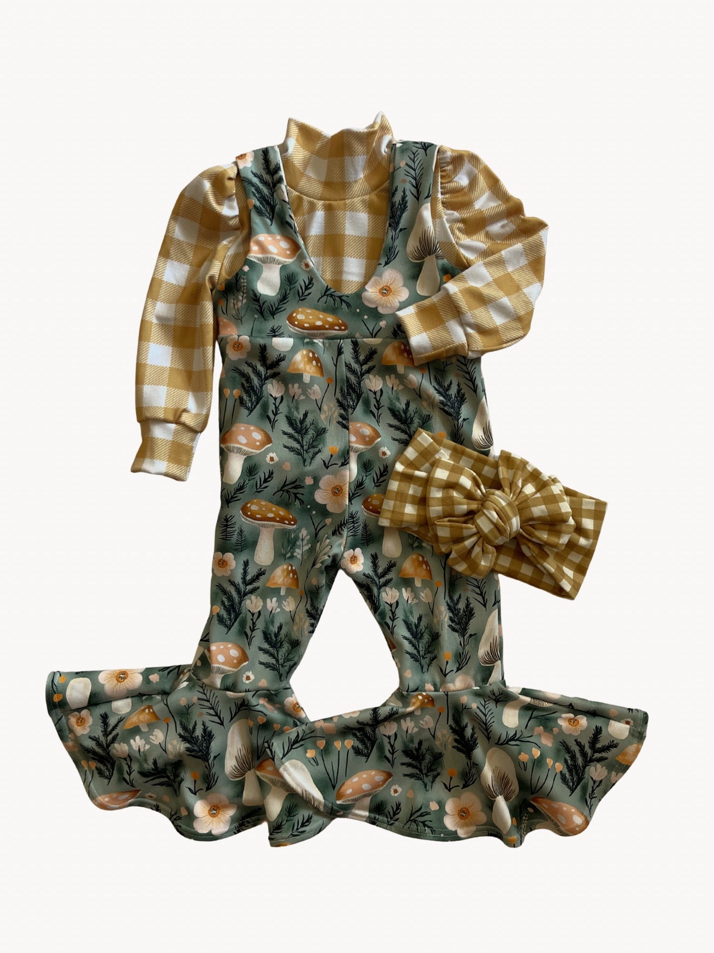 Funky Forage | Bell Bottom Pinafore