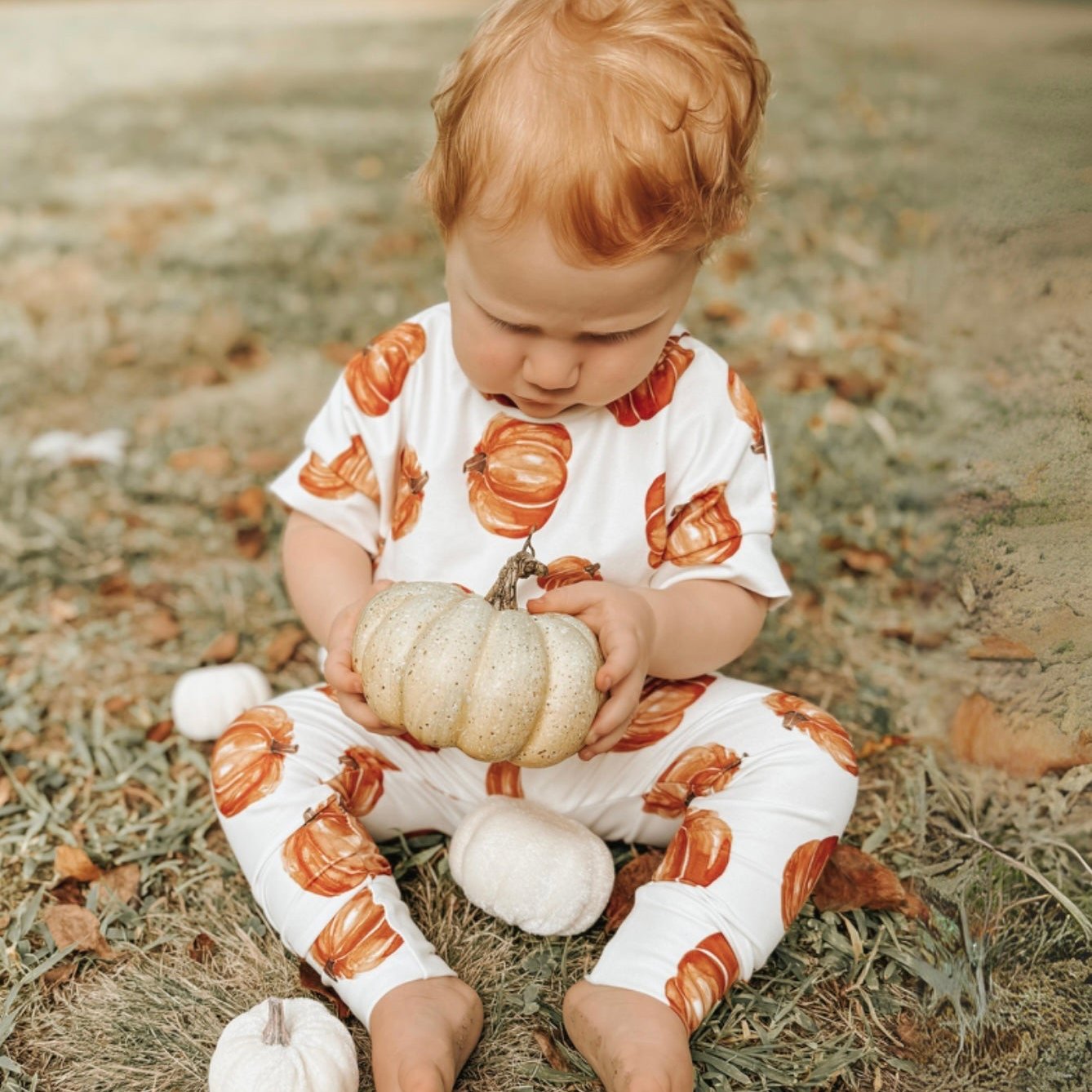 Scattered Pumpkins | Leggings Set