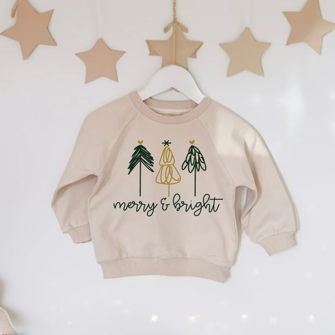 Organic Cotton Holiday Crewneck Pullovers