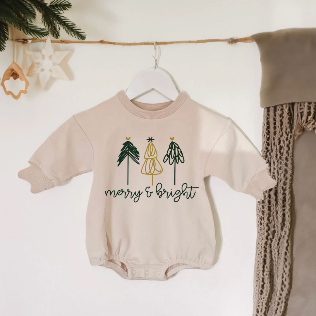 Organic Cotton Holiday Rompers