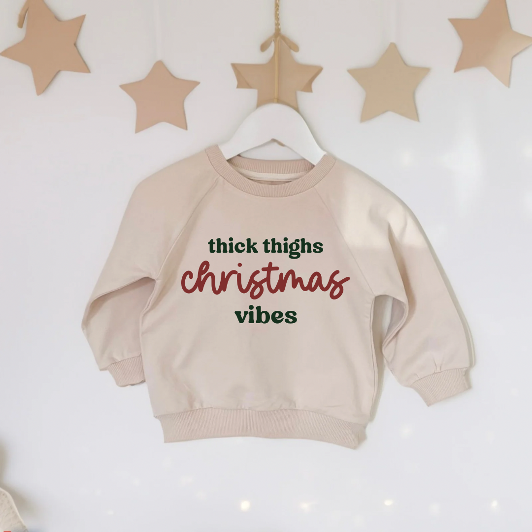 Organic Cotton Holiday Crewneck Pullovers