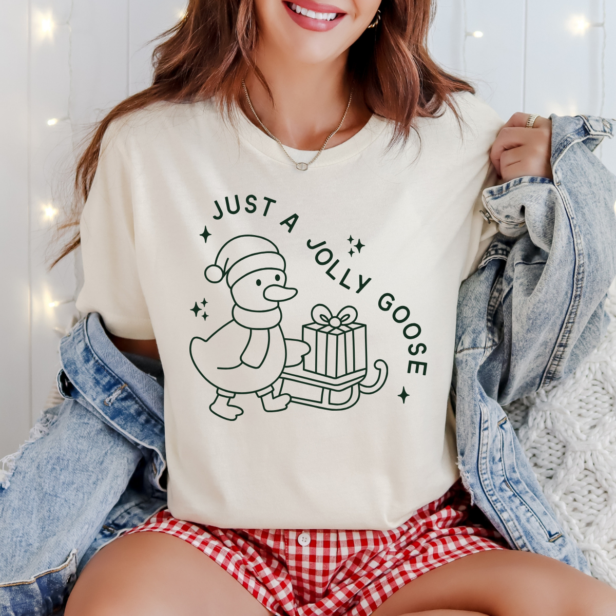 Just A Jolly Goose | Adult Tee